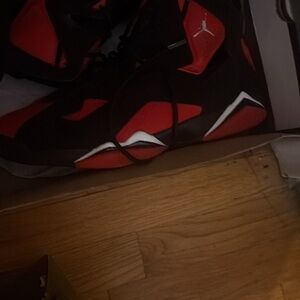 Jordan Black and Red Sneakers